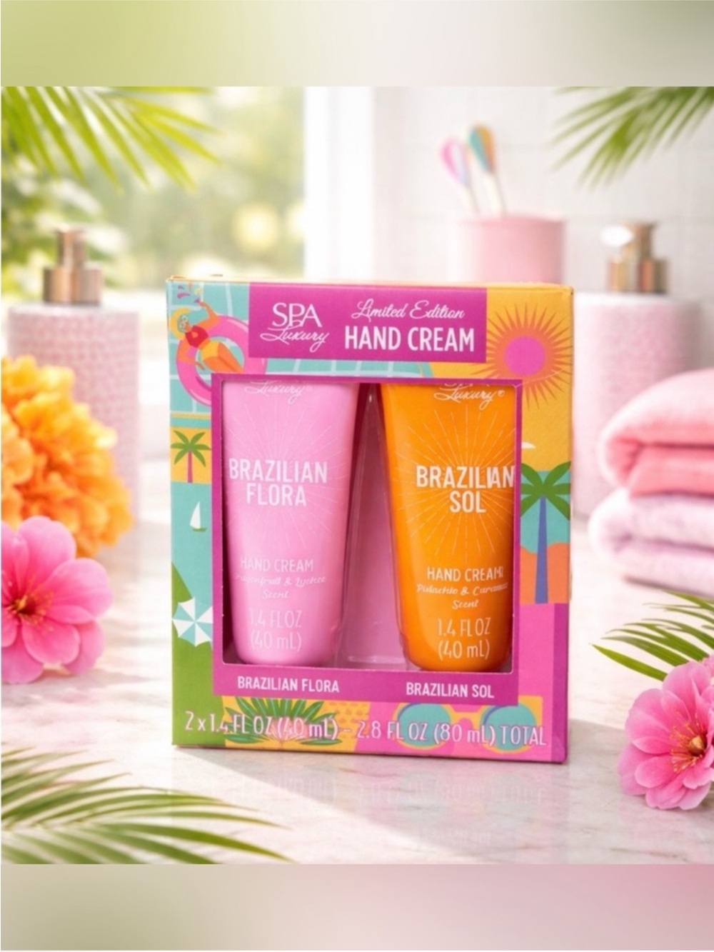 🛍️5️⃣ /💲2️⃣5️⃣🛍️ LIMITED EDITION Brazilian Flora & Brazilian Sol Hand Cream Duo